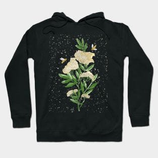 Wildflowers elderflower honey bee Hoodie